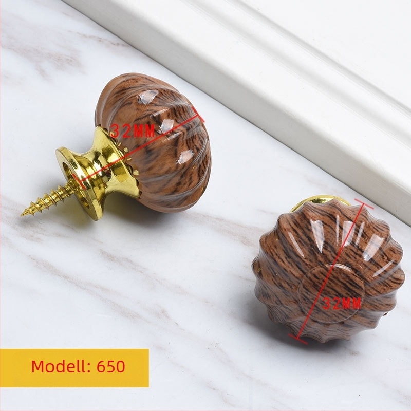 Fából készült kör alakú szekrényfogantyú, trombita-stílus, felületkezelés vízátviteli, felületre szerelés, ajtókhoz és fiókokhoz, modern minimalista stílus