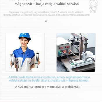 KOB KT-L60 mágneszár elektromos hozzáférés-ellenőrzéshez, elektromágneses zár, 60 kg tartóerő, 12V/24V tápegység