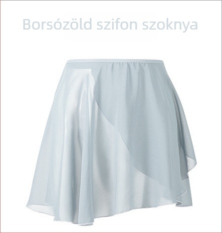 Gyakorló balett szoknya, kínai stílus, friss és édes, chiffon fő anyag >95%, magas hőmérsékletű feldolgozás, 2024 téli kiadás