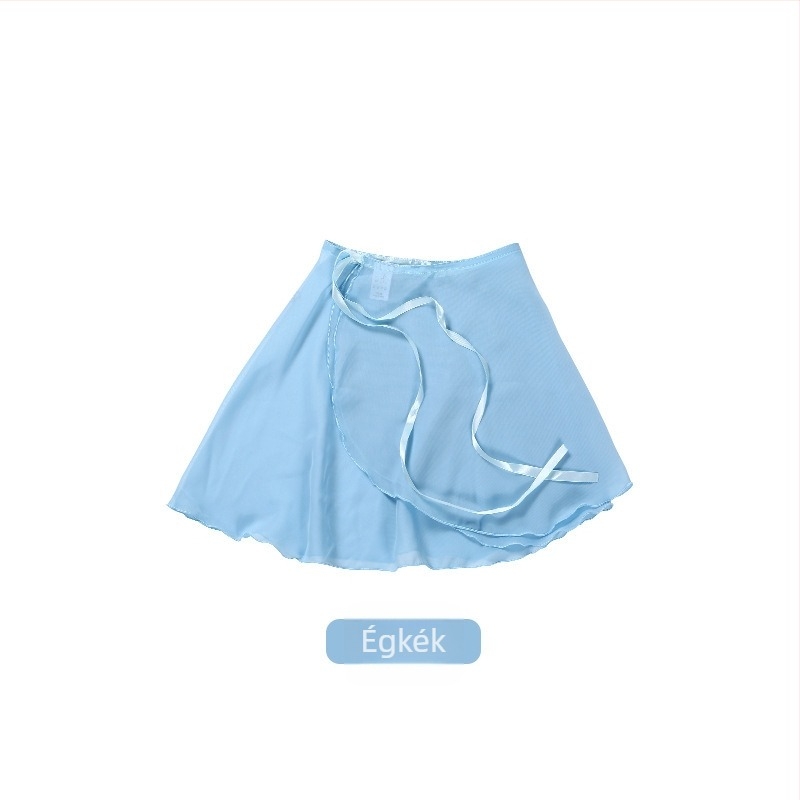 Gyakorló balett szoknya, kínai stílus, friss és édes, chiffon fő anyag >95%, magas hőmérsékletű feldolgozás, 2024 téli kiadás