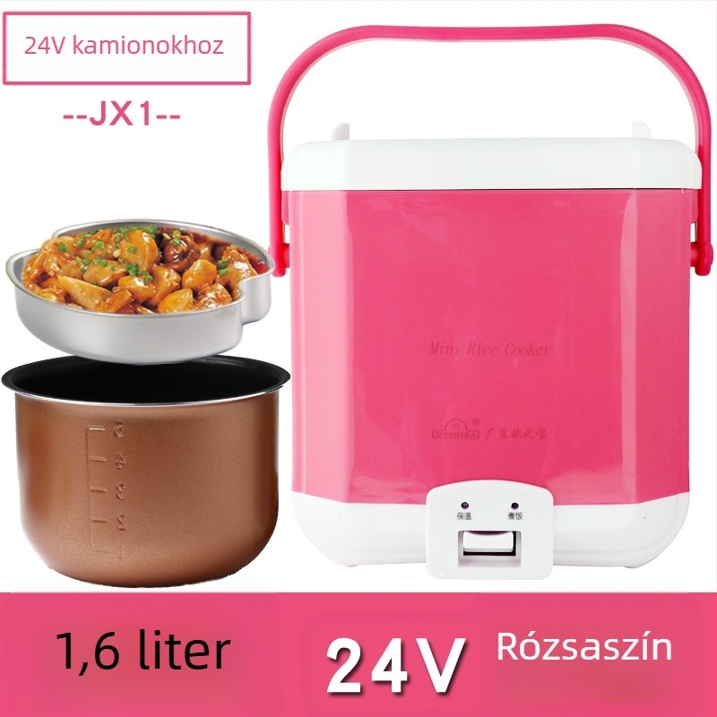 Járműhöz tartozó rizsfőző JX2, 24V, 180W, 2-3 személyre