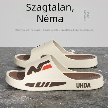 Férfi slide papucs – PVC felsőrész, PVC talp, injektált öntött talp, slip-on, nyári mindennapi lábbeli