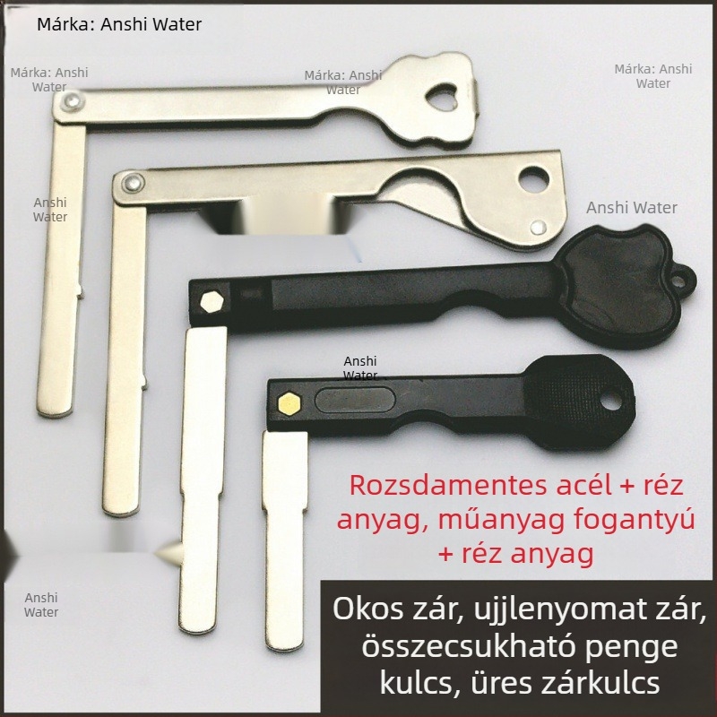 Összecsukható ujjlenyomat-zár kulcs – Ai Yi modell, anyag: Egyéb; felhasználási terület: Egyéb; stílus: Egyéb