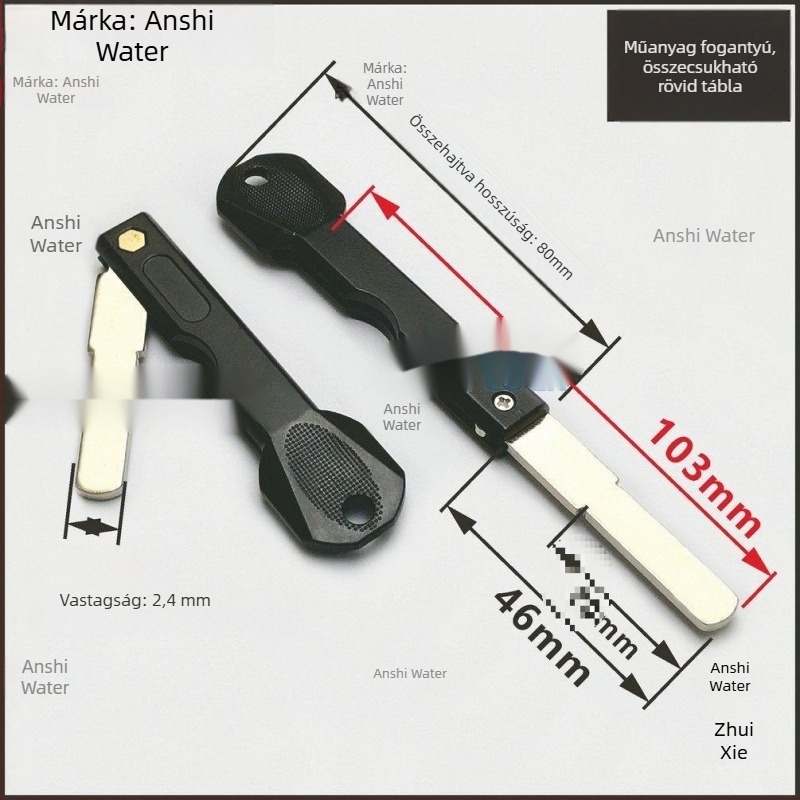 Összecsukható ujjlenyomat-zár kulcs – Ai Yi modell, anyag: Egyéb; felhasználási terület: Egyéb; stílus: Egyéb
