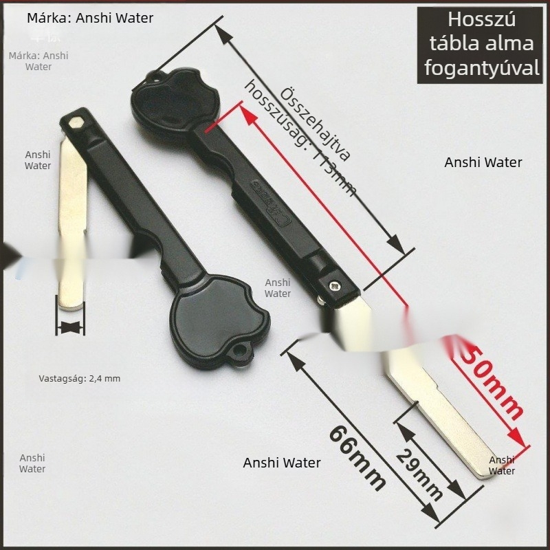 Összecsukható ujjlenyomat-zár kulcs – Ai Yi modell, anyag: Egyéb; felhasználási terület: Egyéb; stílus: Egyéb
