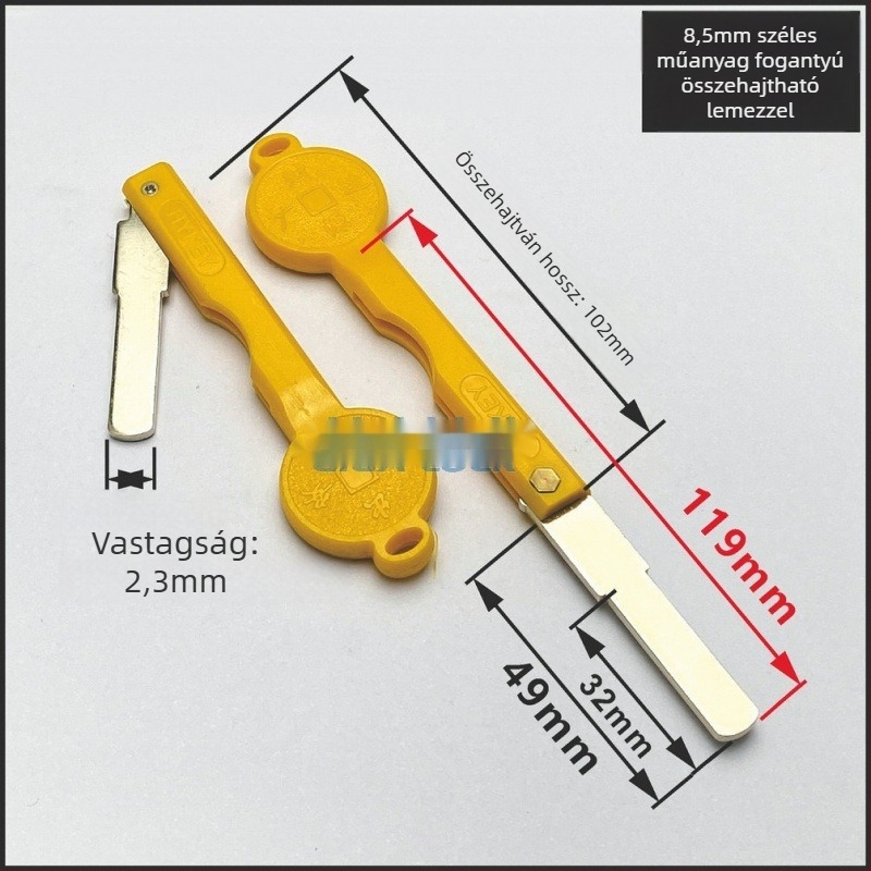 Összecsukható ujjlenyomat-zár kulcs – Ai Yi modell, anyag: Egyéb; felhasználási terület: Egyéb; stílus: Egyéb