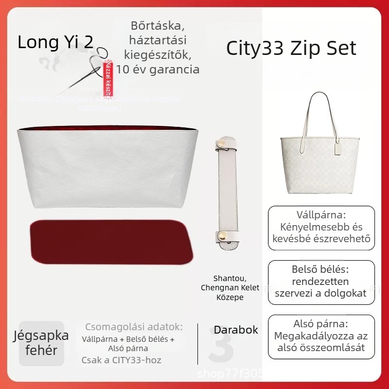 City33 táska szervező betét | DuPont Paper belső bélés, bélésanyag, hétköznapi stílus, többfunkciós, női