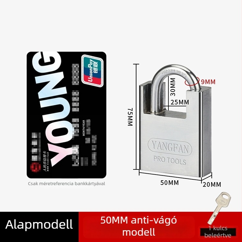 Háztartási lakat – Sail, vasból készült Half Pack modell, szekrényekhez, modern stílus