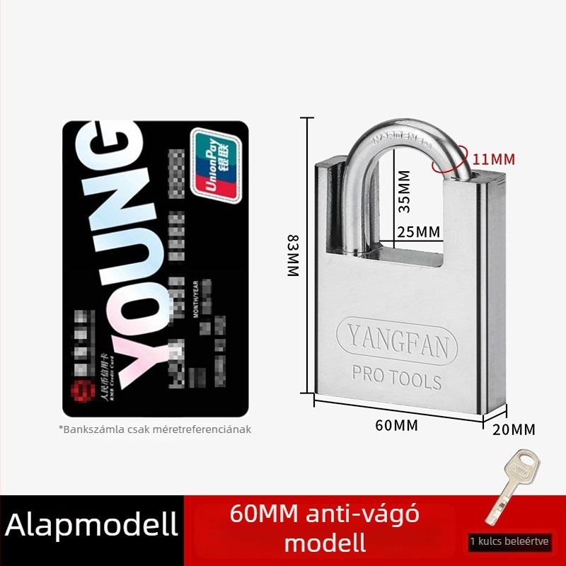 Háztartási lakat – Sail, vasból készült Half Pack modell, szekrényekhez, modern stílus