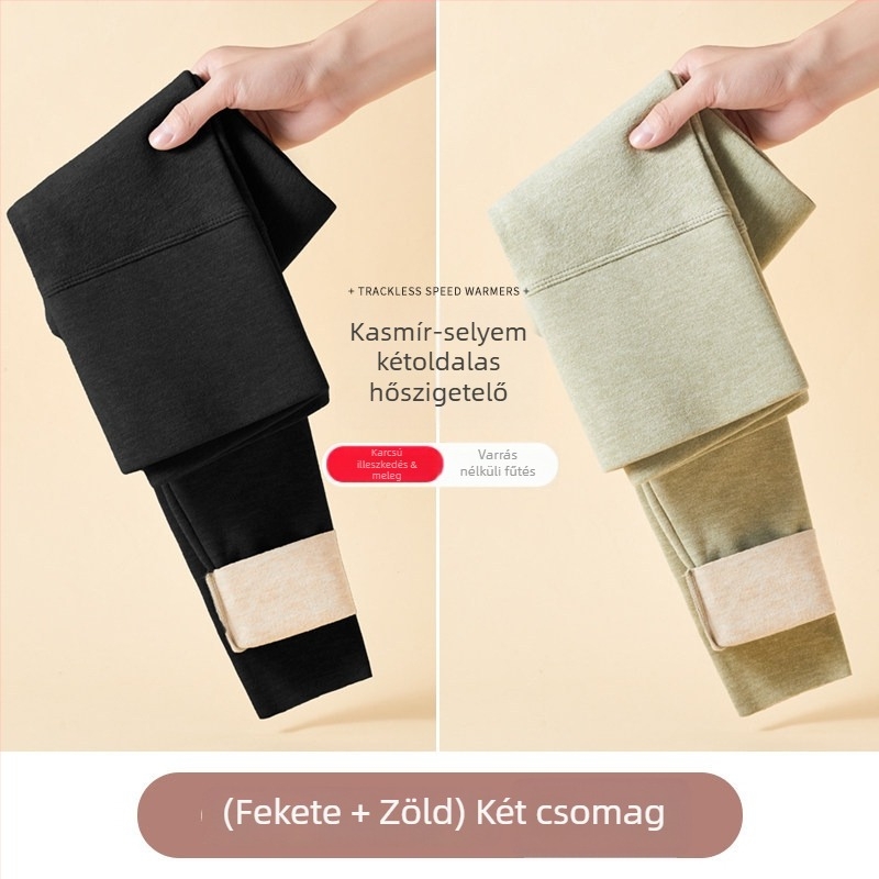 Női fleece béléssel melegítő nadrág, nem pilling fleeces anyagból, boka hosszú, vastag, laza szabású, karcsúsító hatás, tél 2024