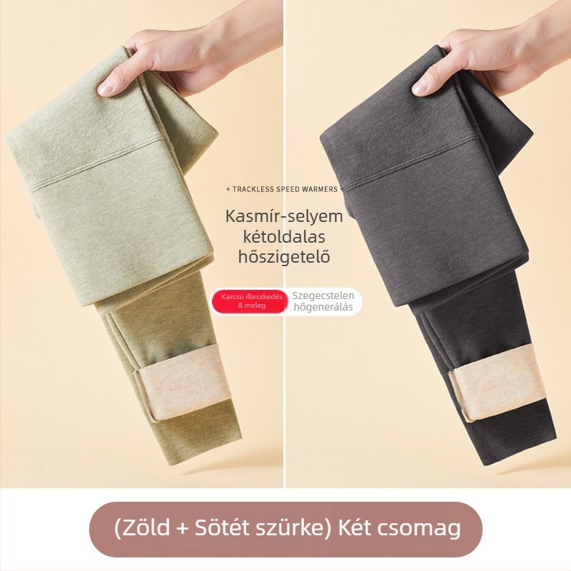 Női fleece béléssel melegítő nadrág, nem pilling fleeces anyagból, boka hosszú, vastag, laza szabású, karcsúsító hatás, tél 2024