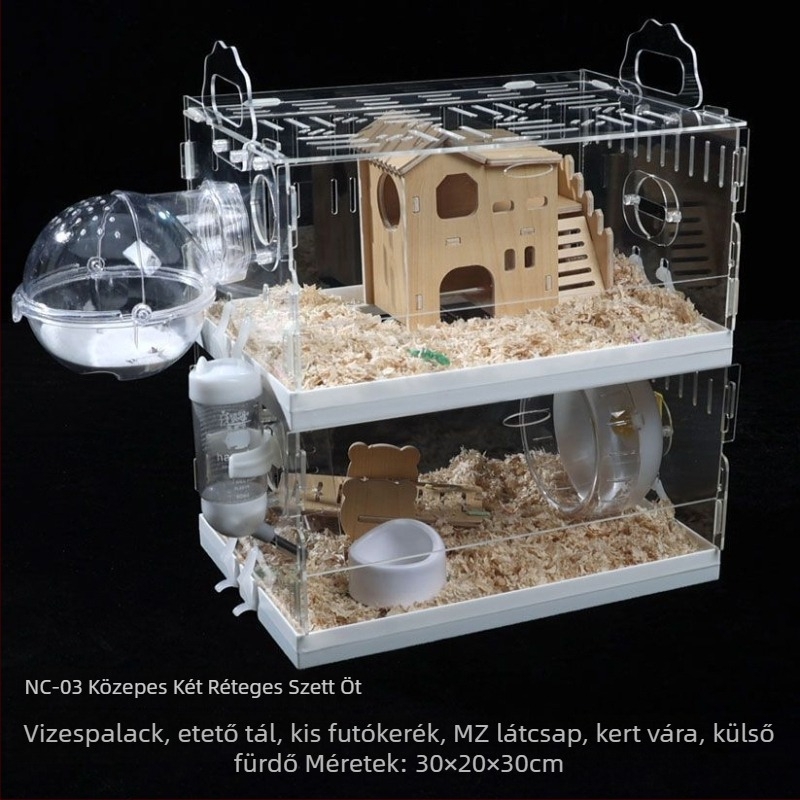 Hörcsög ketrec, műanyag, Powerful factory márka, hörcsögöknek