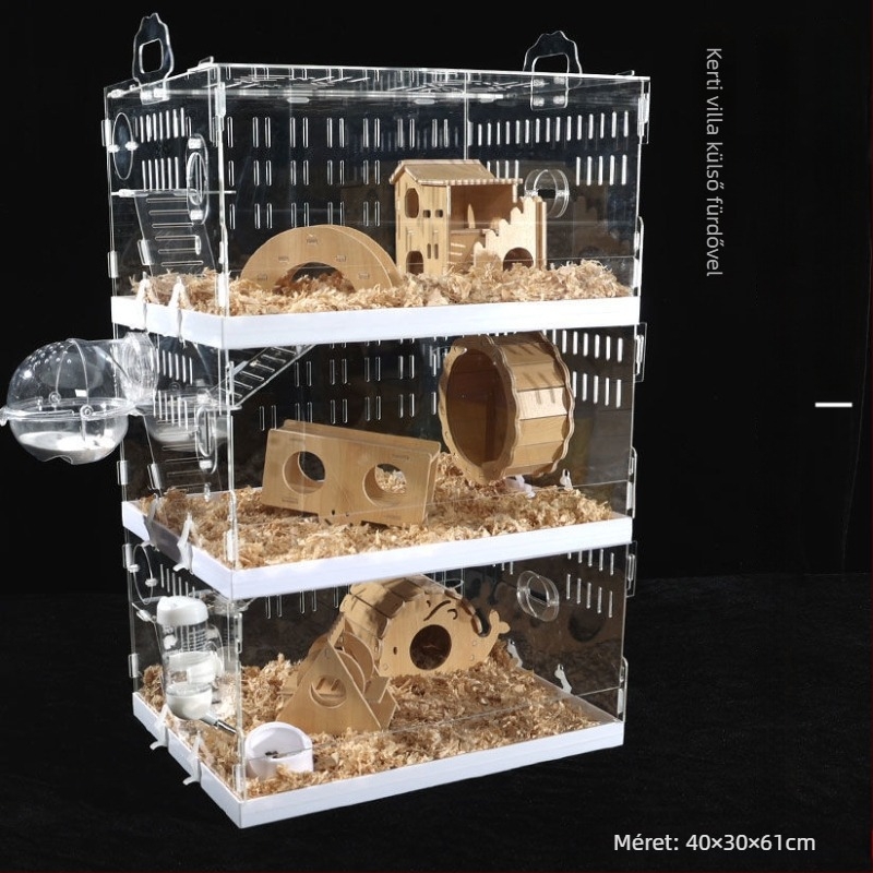 Hörcsög ketrec, műanyag, Powerful factory márka, hörcsögöknek