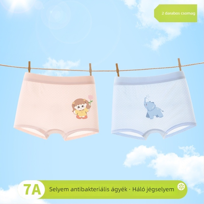 Lányok boksernadrágja tavasz 2025, viszkóz 90%, biztonsági osztály A, 3–8 éveseknek