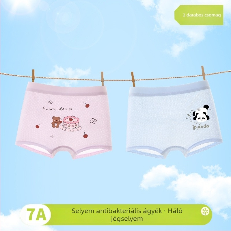 Lányok boksernadrágja tavasz 2025, viszkóz 90%, biztonsági osztály A, 3–8 éveseknek