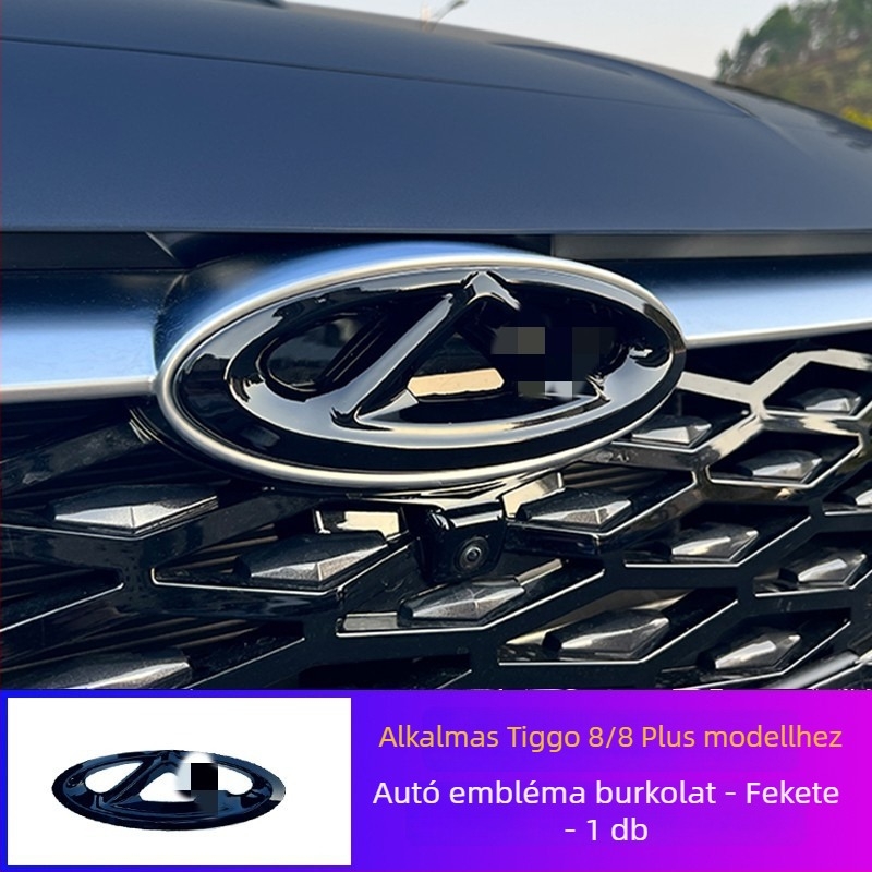 Arrizo 8 első logófedél és rács dekorációs sáv – Plast, lökhárítóra szerelhető, kompatibilis 2023–2024 Arrizo 8