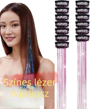 Hajhosszabbító darab, modell Lss001, anyag K silk/p silk, egyenes tincsek, mechanikus feldolgozás, nőknek
