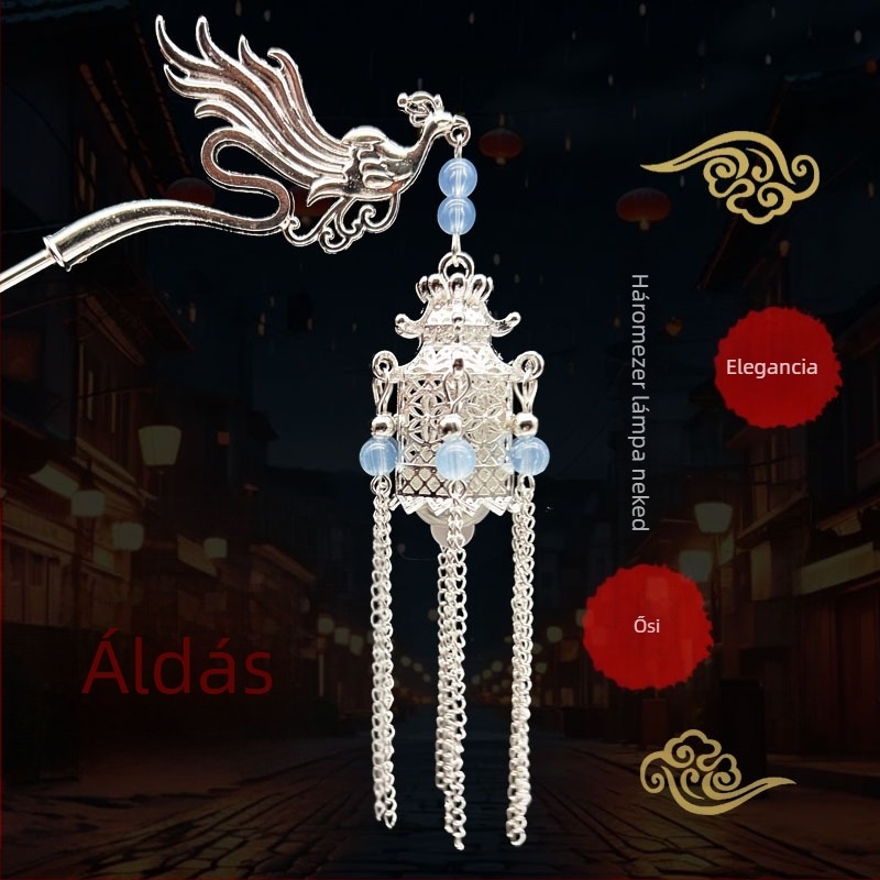 Ötvözetből készült hajcsat nemzeti stílusú, geometriai mintázat, elektroplating bevonat, egyedi csomagolás, téli 2025 kiadás