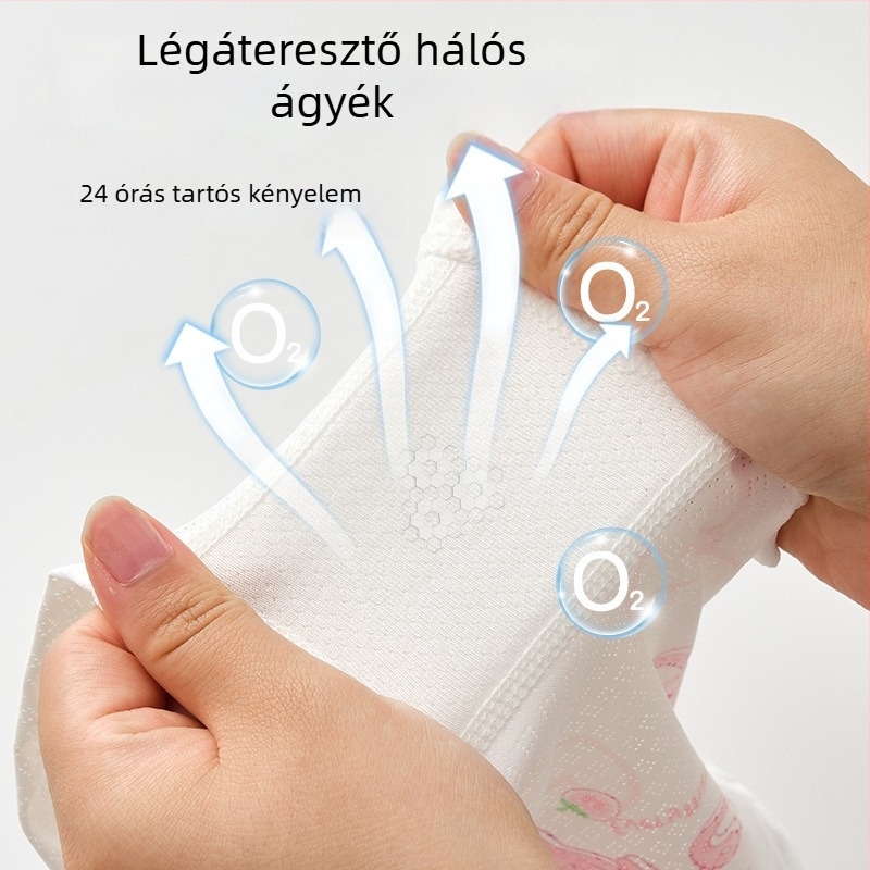 95% pamutból készült lány boksernadrágok, nyári vékony modell, 3–8 éves gyerekeknek (100–140 cm) és idősebbek 140 cm felett.