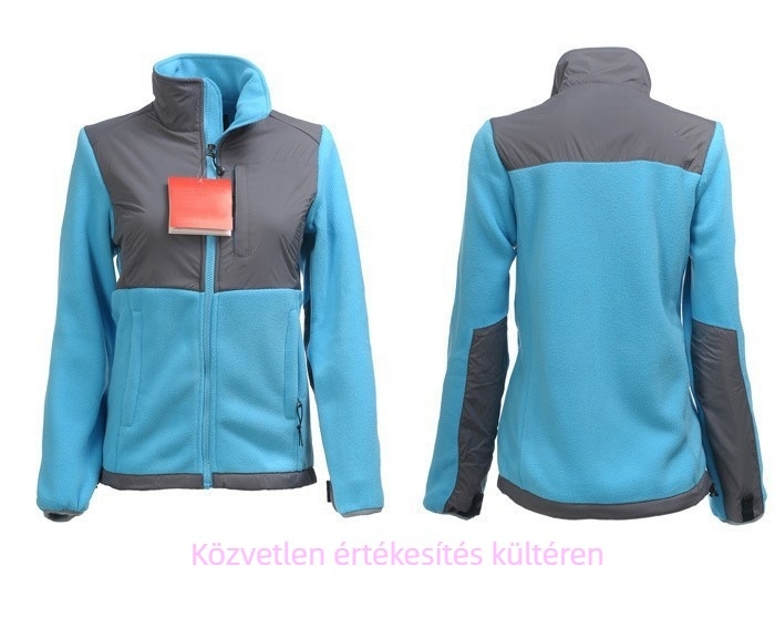 Női polár fleece kardigán – lélegző anyag, bélés polár fleece, 90% kasmír, egyszínű modell