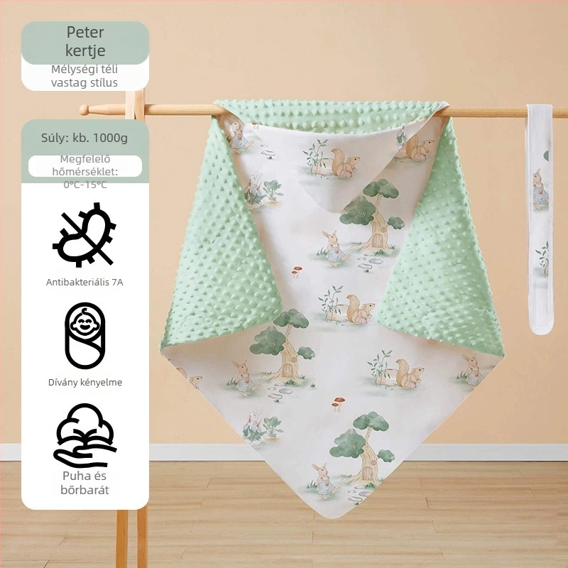 Újszülött swaddle takaró, pamut anyag, Space Cotton töltet, Biztonsági osztály A, 2025 őszi-téli szezon, JOYNCLEON