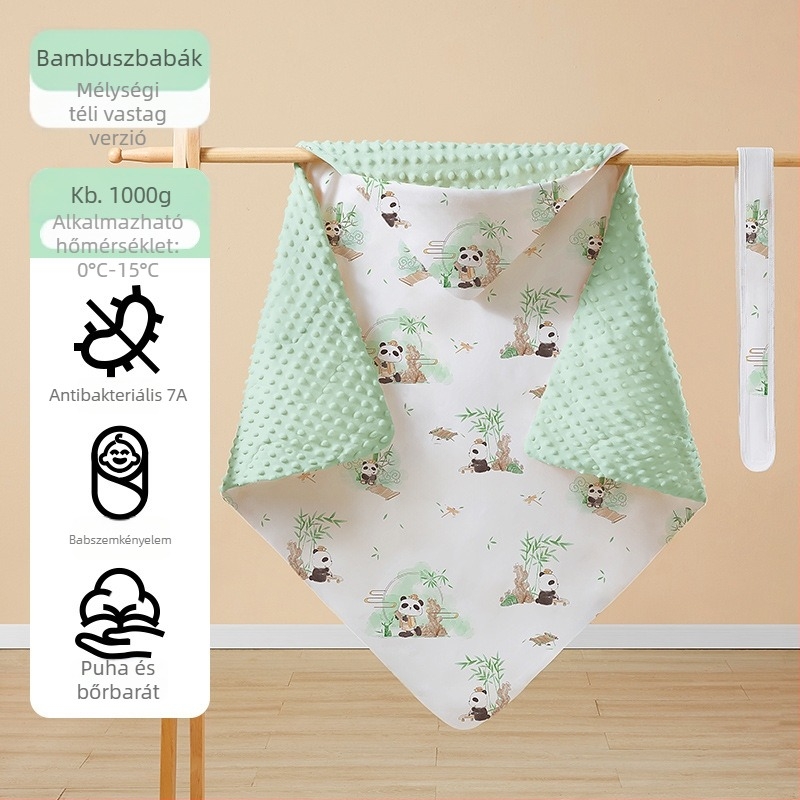 Újszülött swaddle takaró, pamut anyag, Space Cotton töltet, Biztonsági osztály A, 2025 őszi-téli szezon, JOYNCLEON