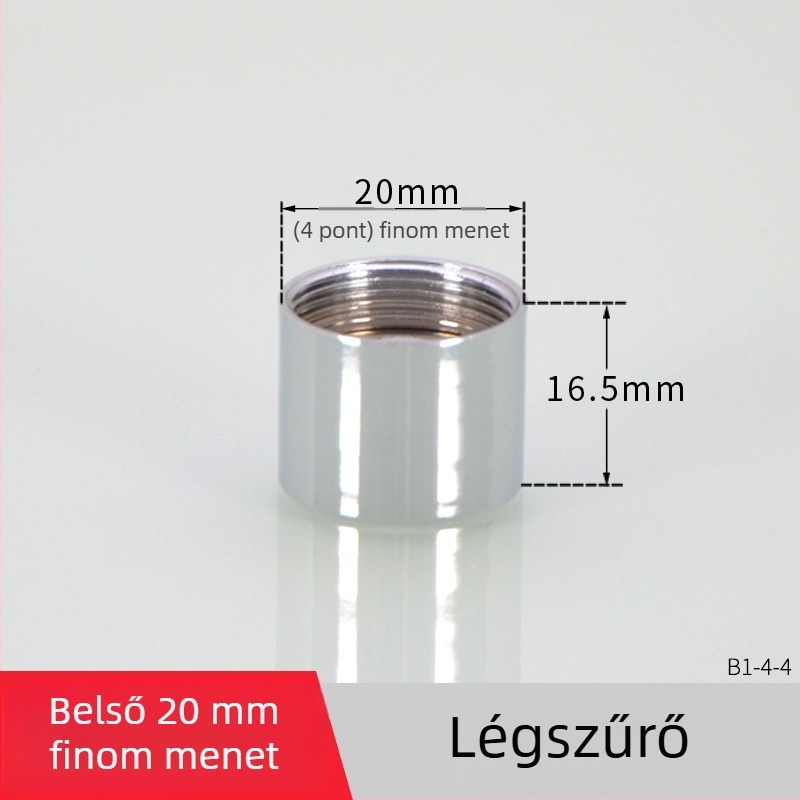 Víztakarékos csaptelep buborítóval és szűrővel — réz, elektroplating felület, egykaros vezérlés, névleges nyomás 1.6 MPa, működési hőmérséklet 120°C, beépítés belső és külső vezeték