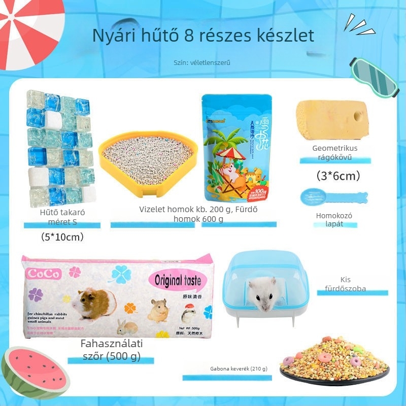 Hamstergondozási csomag: Teljes élelmiszer- és nassolnivaló készlet kezdőknek | Kisállat étel, Márka: Egyéb, Nem importált