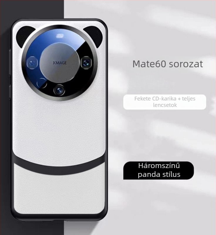 NECONO Huawei Mate60 Pro hátlapi tok, egyszerű bőr, injektálásos formázás, kopásálló, ütésálló, ujjlenyomat-mentes, testreszabható