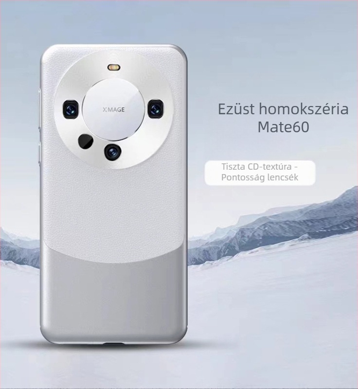 NECONO Huawei Mate60 Pro hátlapi tok, egyszerű bőr, injektálásos formázás, kopásálló, ütésálló, ujjlenyomat-mentes, testreszabható