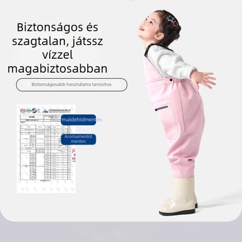 Gyermekeknek szóló ultra‑könnyű, egyben ruházat, vízálló és szélálló, uniszex, egész éves használatra, úszásra, gázolásra és horgászatra