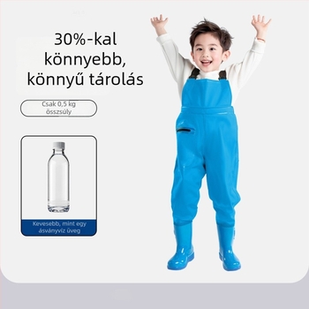 Gyermekeknek szóló ultra‑könnyű, egyben ruházat, vízálló és szélálló, uniszex, egész éves használatra, úszásra, gázolásra és horgászatra