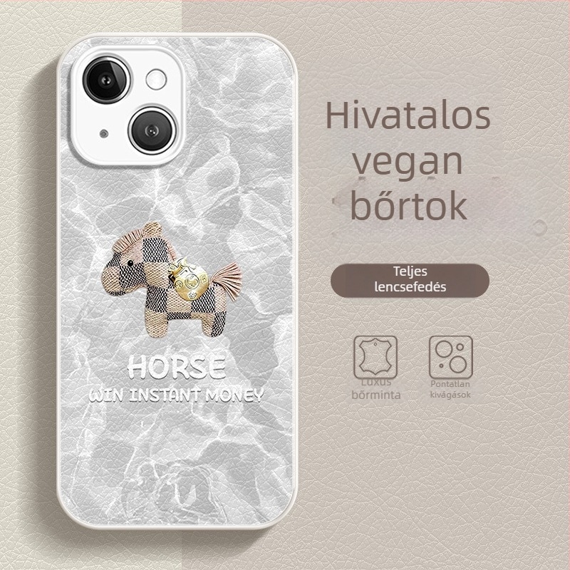 Védő telefon tok kínai stílusban, TPU anyag, festett felület, ütésálló, kompatibil az iPhone 13 sorozattal és 14 Pro modellekkel