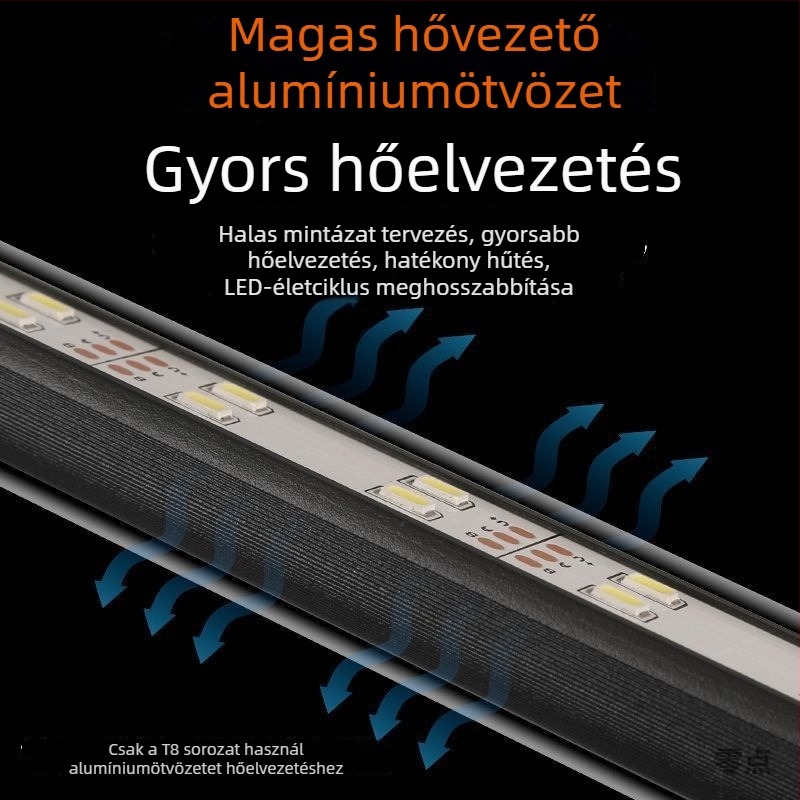 LED akváriumi világítás, vízálló, szívókorongos, vízi növényekhez és dísz-akváriumokhoz