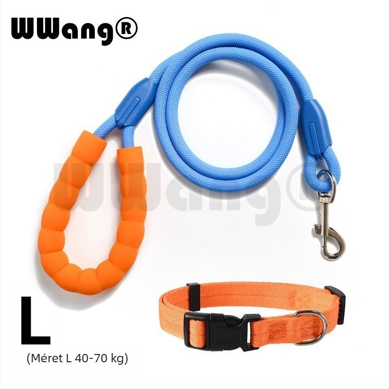 Többfunkciós sétáló kutyapóráz – nylon, behúzható, kis- és közepes testű kutyák számára