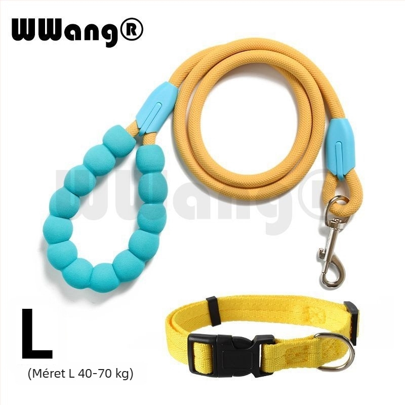 Többfunkciós sétáló kutyapóráz – nylon, behúzható, kis- és közepes testű kutyák számára