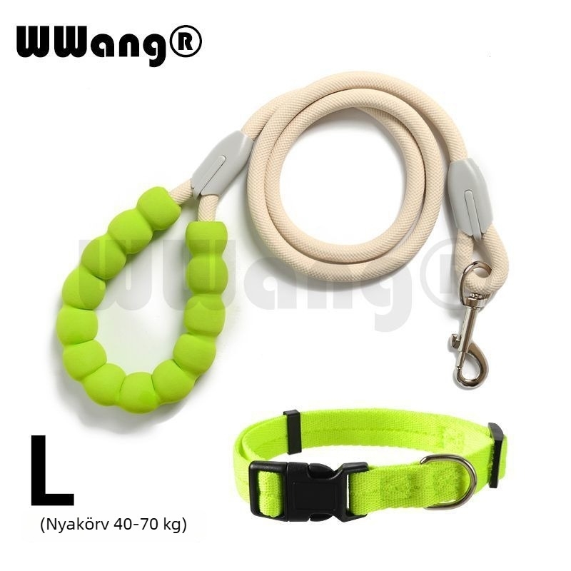 Többfunkciós sétáló kutyapóráz – nylon, behúzható, kis- és közepes testű kutyák számára