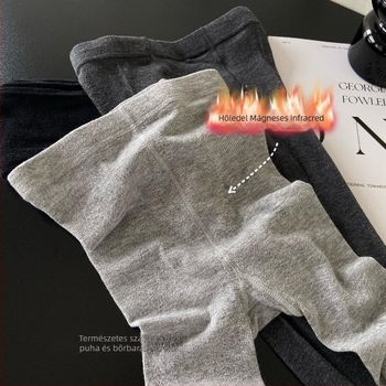 Női viszkóz vastagított harisnyanadrág melegítésre, egyszínű mintázat