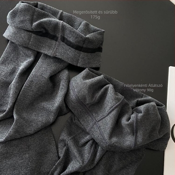 Női viszkóz vastagított harisnyanadrág melegítésre, egyszínű mintázat