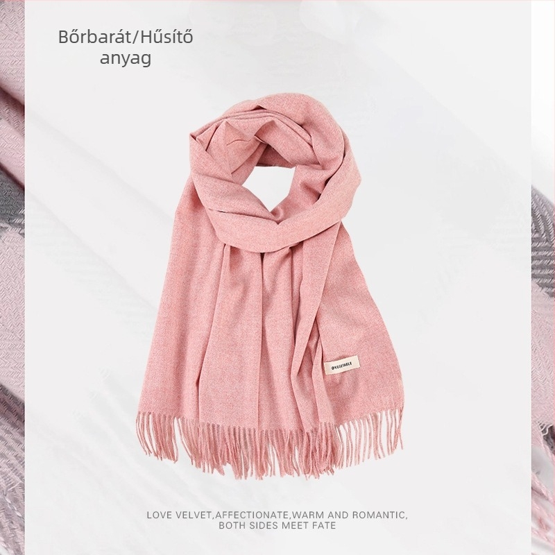 Warp-kötésű meleg téli sál | Hangzhou eredet | anyag: kémiai rost | márka: Vonnjeyy/Wanjin