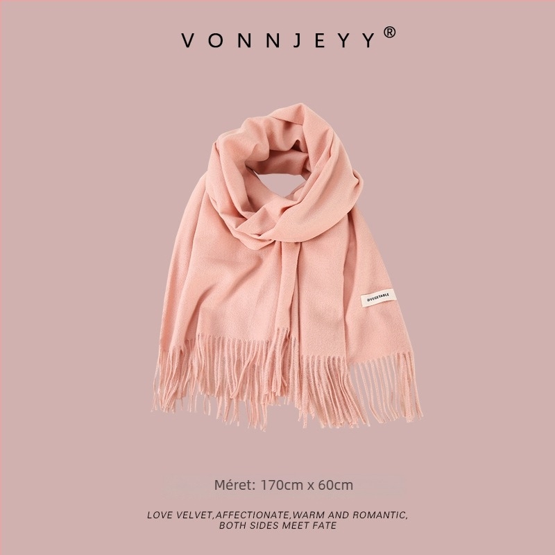 Warp-kötésű meleg téli sál | Hangzhou eredet | anyag: kémiai rost | márka: Vonnjeyy/Wanjin