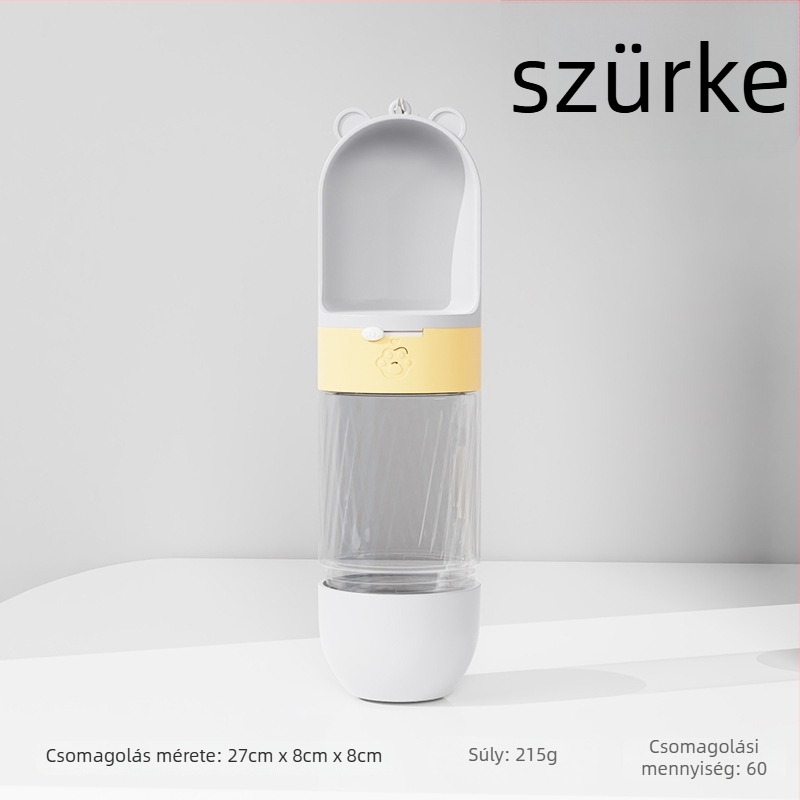 Macska etető tál integrált vízzel és étellel — Anyag: műanyag + rozsdamentes acél; Automatikus etetés; Márka: Dog Overlord; Dobozmennyiség: 50; Macskáknak