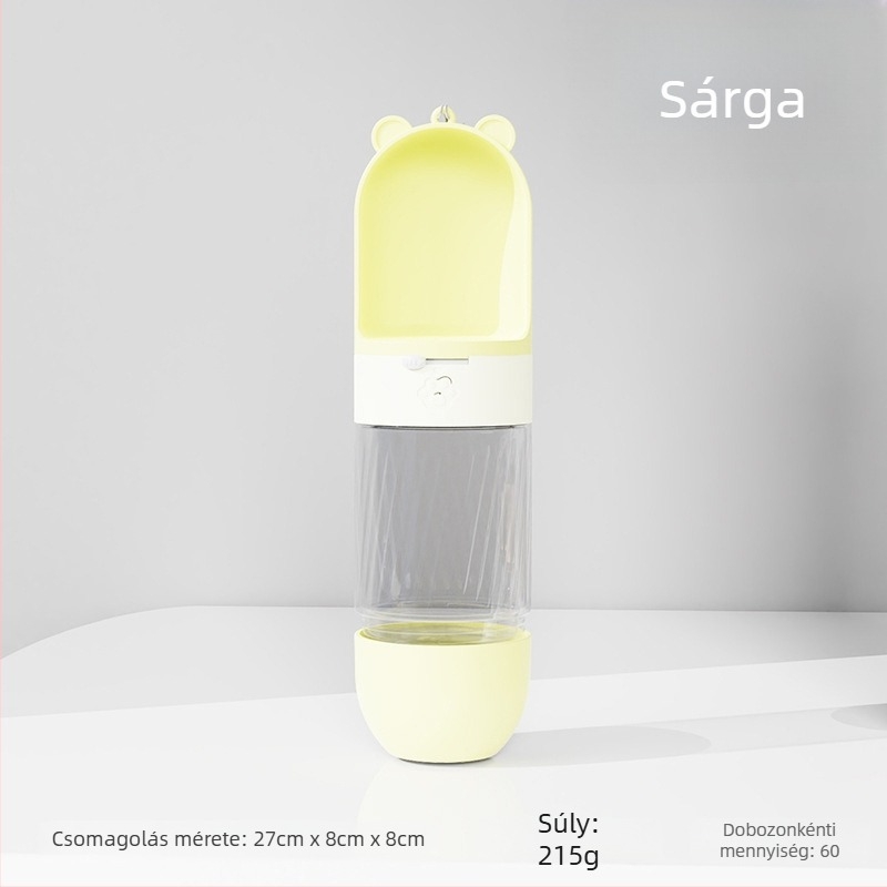 Macska etető tál integrált vízzel és étellel — Anyag: műanyag + rozsdamentes acél; Automatikus etetés; Márka: Dog Overlord; Dobozmennyiség: 50; Macskáknak