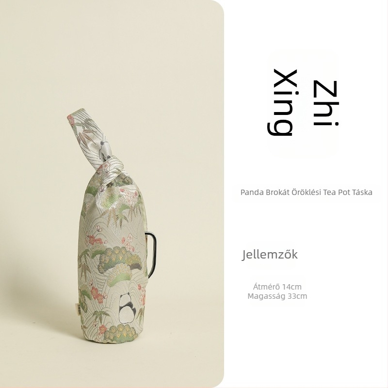 Shulan hengeres pamut termosz pohár tároló táska utazáshoz – Többfunkciós, Modern egyszerű stílus