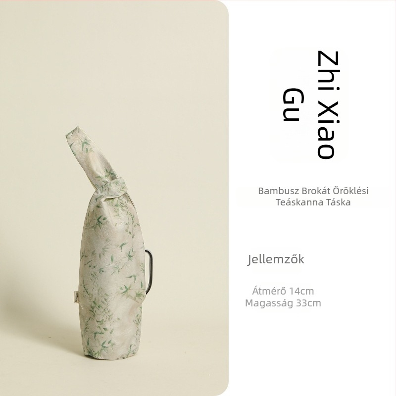 Shulan hengeres pamut termosz pohár tároló táska utazáshoz – Többfunkciós, Modern egyszerű stílus