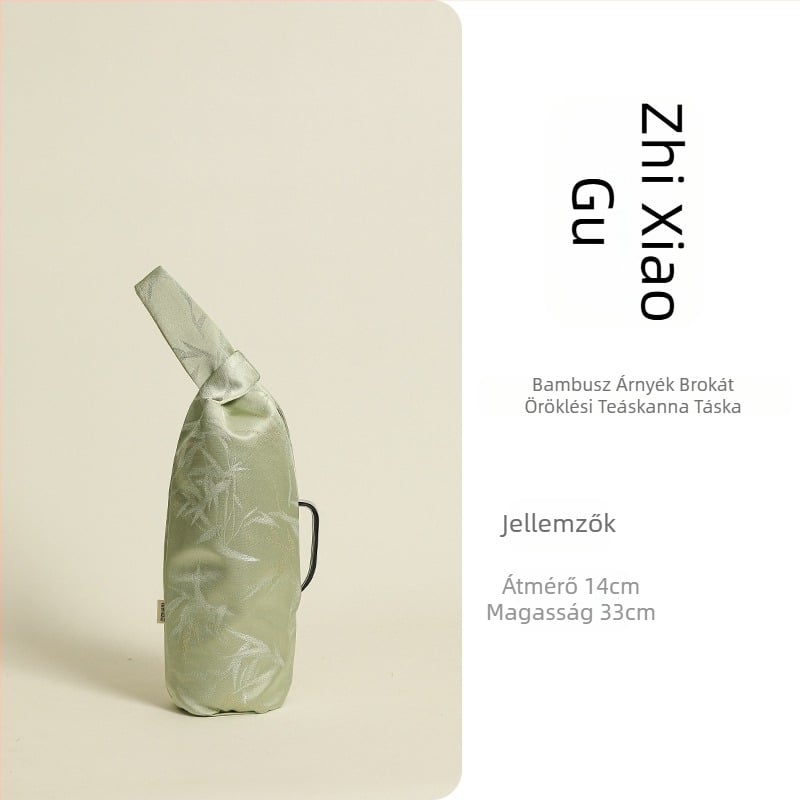 Shulan hengeres pamut termosz pohár tároló táska utazáshoz – Többfunkciós, Modern egyszerű stílus