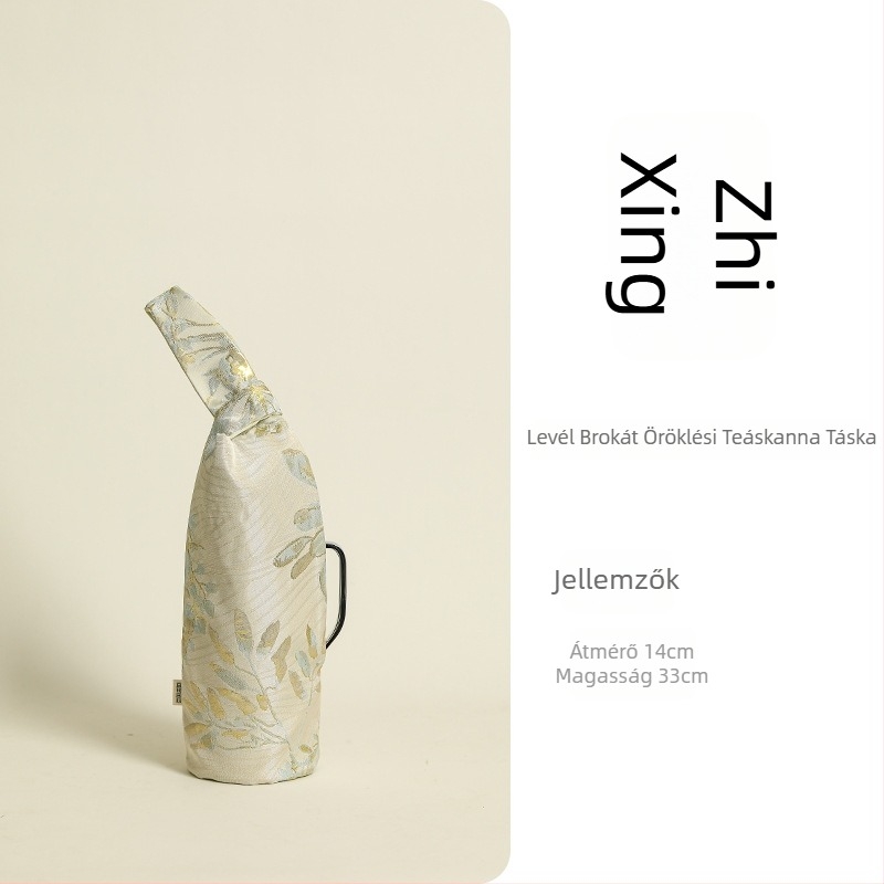 Shulan hengeres pamut termosz pohár tároló táska utazáshoz – Többfunkciós, Modern egyszerű stílus