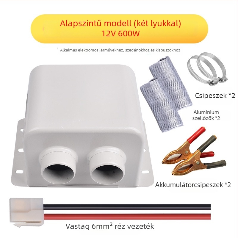 Bsq-928 autóhőfelmelegítő, 12V/24V, defroster, elektromos fűtés
