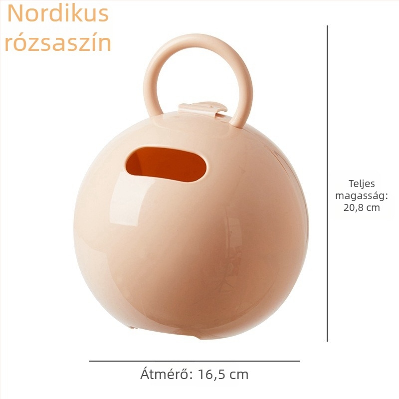 Kreatív, lógatható zsebkendő-tartó hengeres tartóval – nappalira és fürdőbe, aranyos dizájn
