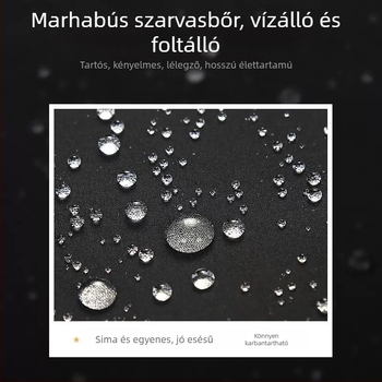 PU anyagú ujjatlan kötény, olaj- és foltálló, modern minimalista stílus, egyszínű